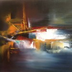 "LUMIÈRES DU PORT" - HST 12F 61X50