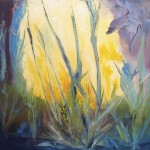 "IRIS AU LEVANT" (huile) - HST 25F 81X65